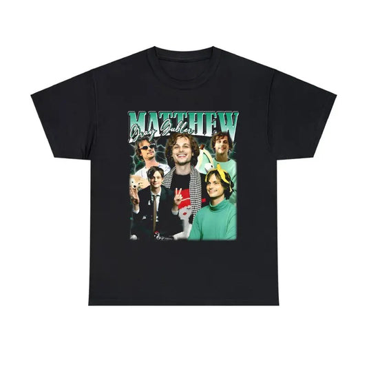 Matthew Gray Gubler Vintage Unisex T-Shirt Gifts, Vintage shirt Menswear Top Hoodie, Sweatshirt | InkThreadWorks.com