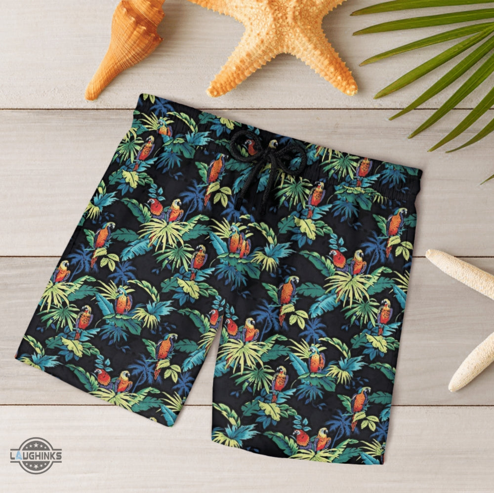 Max Payne 3 Hawaiian Shirt And Shorts Gta Gaming Tropical Parrots Max Payne Cosplay Summer Aloha Shirt Video Game Xbox Ps3 Ps4 Button Up Shirts NEW