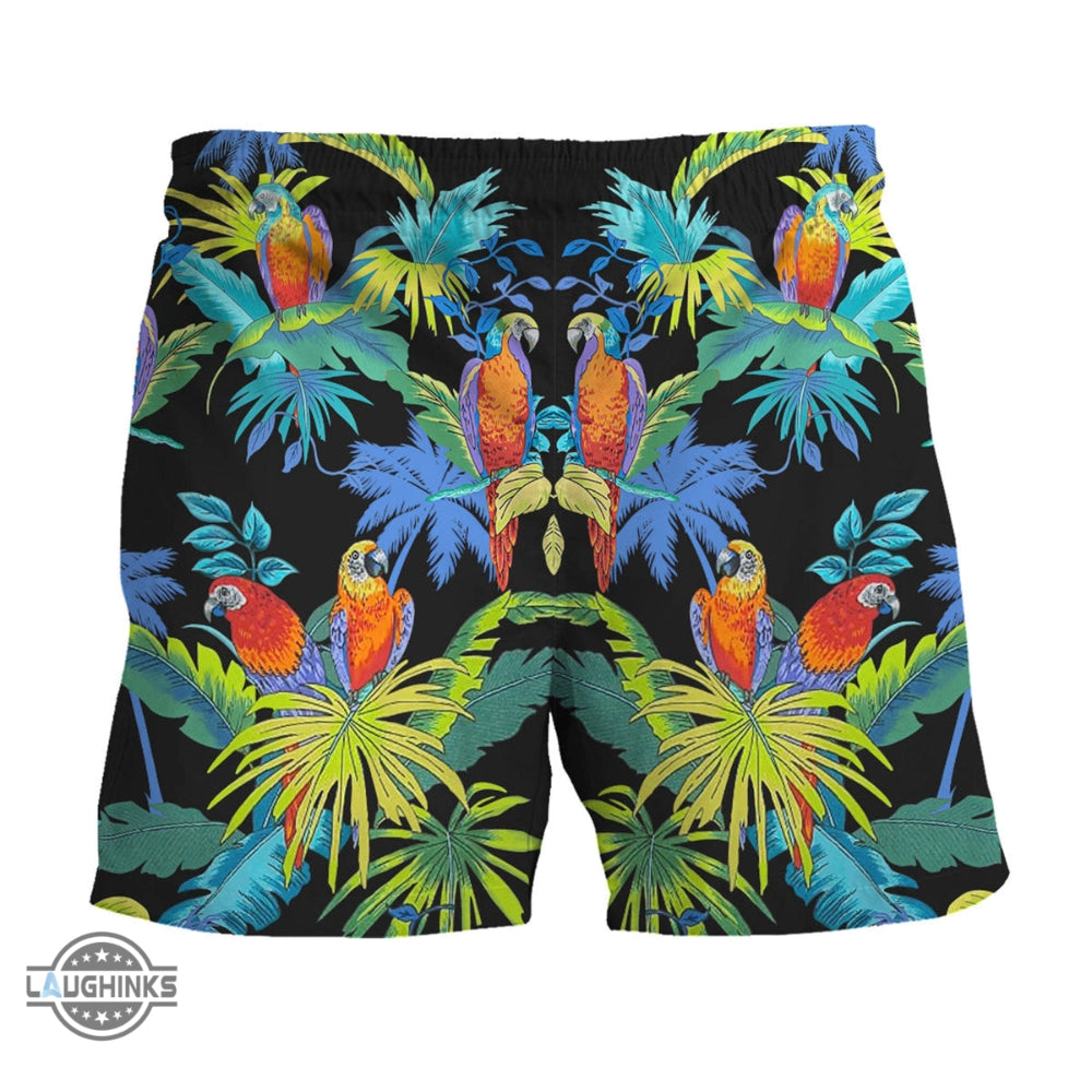 Max Payne Hawaiian Shirt And Shorts Jungle Parrots By Max Payne Outfit Xbox Max Payne 3 Aloha Summer Beach Shirts Cosplay Button Up Shirt Gift For Gamers