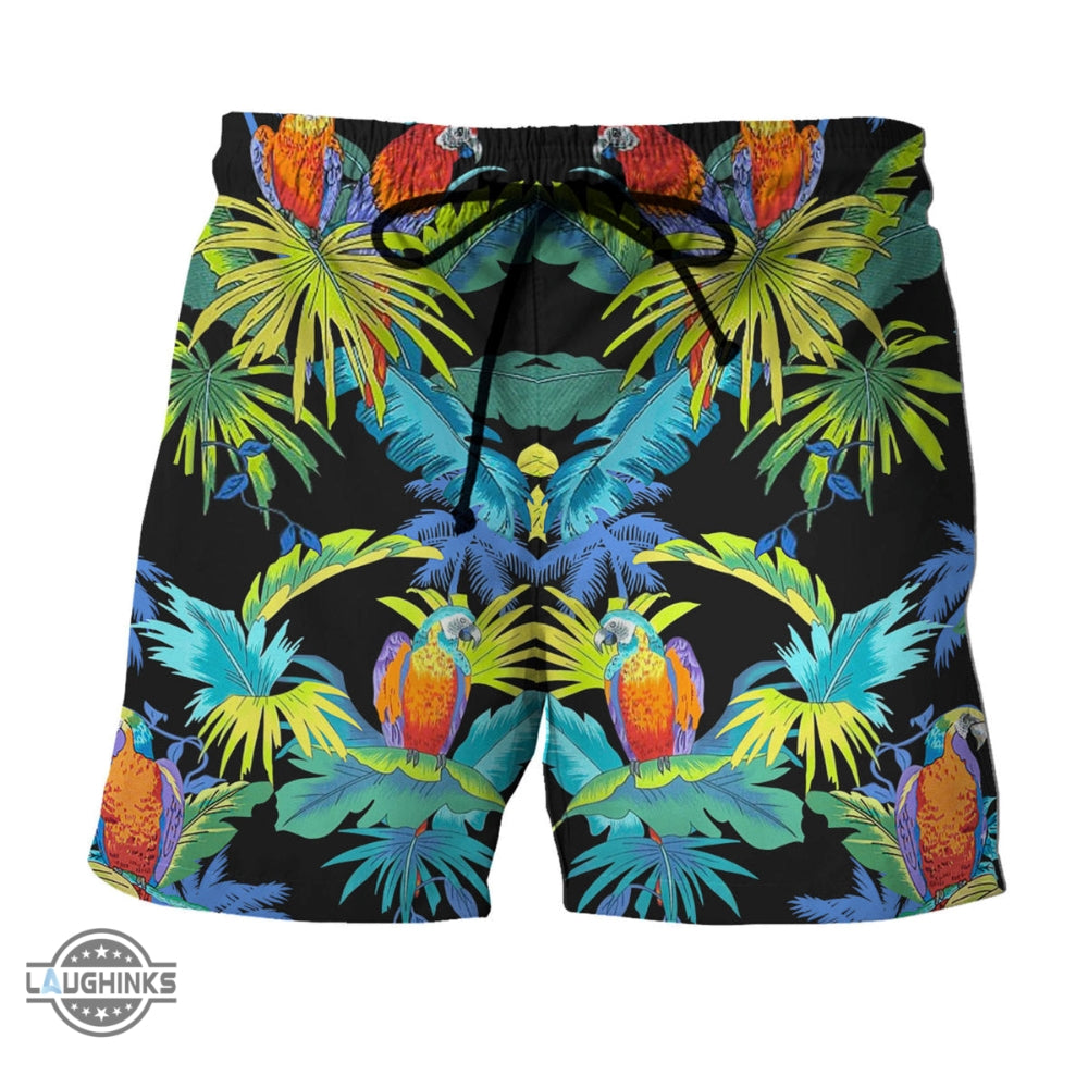 Max Payne Hawaiian Shirt And Shorts Jungle Parrots By Max Payne Outfit Xbox Max Payne 3 Aloha Summer Beach Shirts Cosplay Button Up Shirt Gift For Gamers