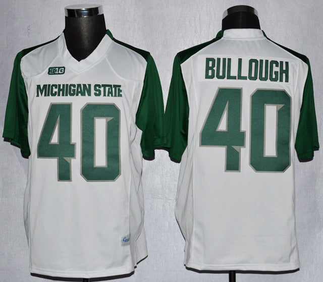 Max Bullough #40 White Green