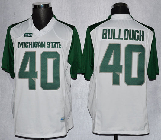 Max Bullough #40 White Green