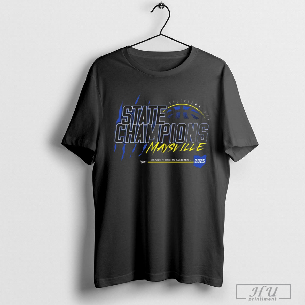 Maysville Panthers State Champions Division Iv Ohio Hs Basketball 2025 T Shirt