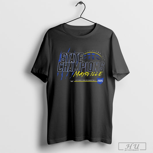 Maysville Panthers State Champions Division Iv Ohio Hs Basketball 2025 T Shirt