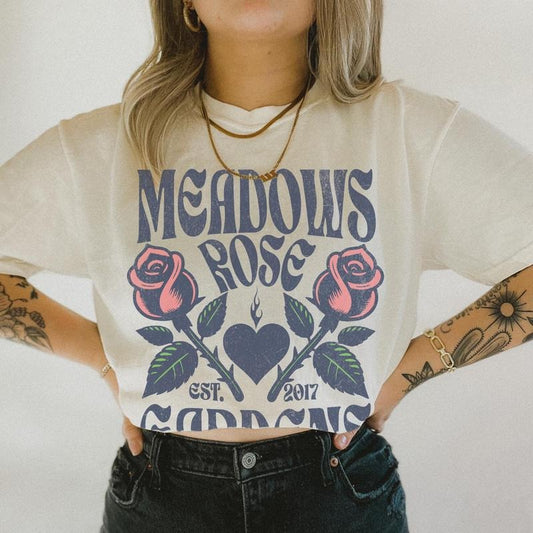 Meadows Rose Gardens T-Shirt, HD Carlton Haunting Adeline Merch, Bookish Sweatshirt, Dark Romance Hoodie, Romantasy Sweater