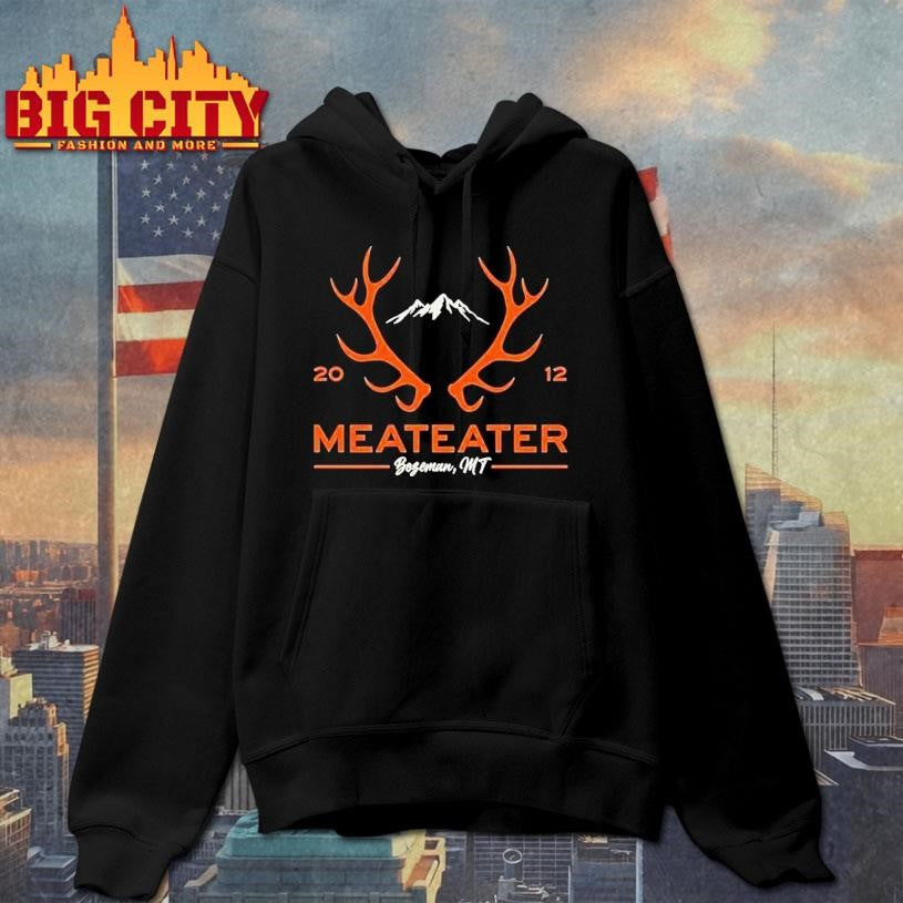 Meateater Elk Antlers Bozeman Mt 2012 Shirt