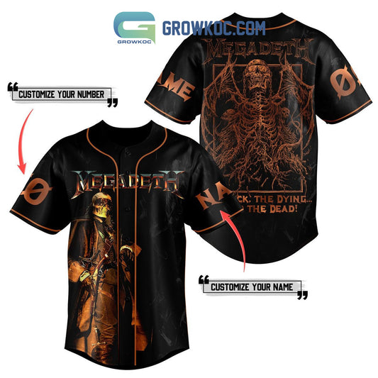 Megadeth The Sick The Dying And The Dead Personalized Baseball Jersey