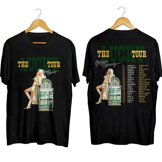 Megan Moroney 2023 Tour Shirt, Megan Moroney The Lucky Tour 2023 TShirt, The Lucky Concert 2023 TShirt Gift for fan