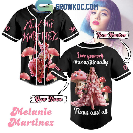 Melanie Martinez Love Yourself Unconditionally Personalized Baseball Jersey