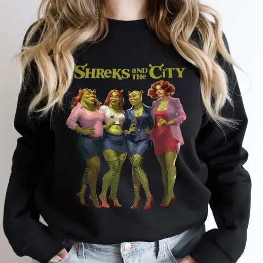 Meme Shrek Shirt, Shrek And Funny The City Shirt, Funny Trending Shirt, Sassy Shrek Shirt Hoodie, Sweatshirt