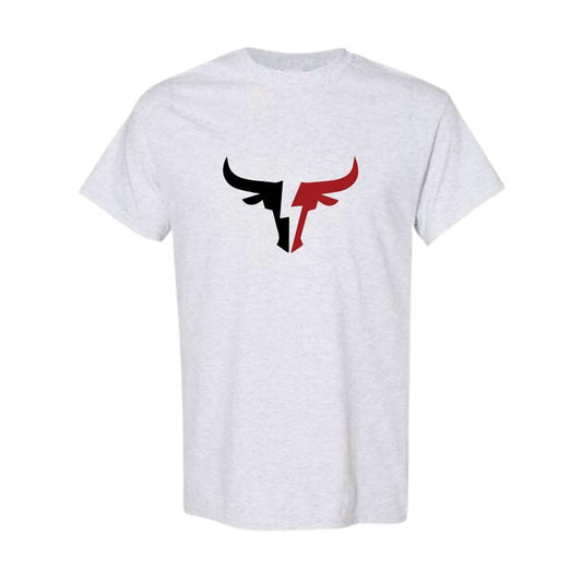 Men's Regular Fit Bull Print Round Neck Tee, Graphic T-shirts, Casual Short Sleeve Crew Neck T-shirt for Daily Wear, Men's Clothing Top for All Seasons