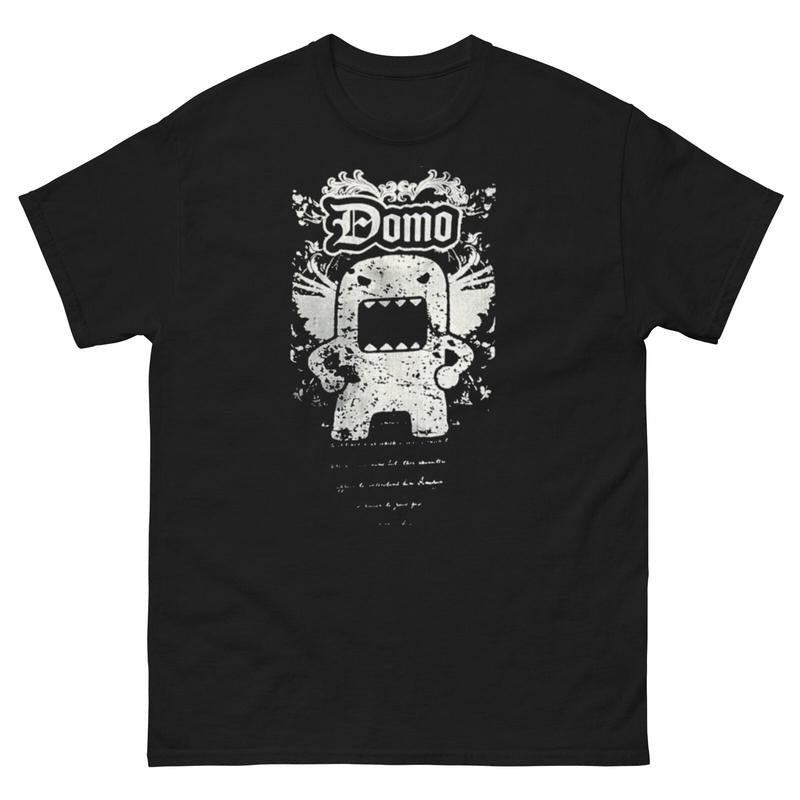 Mens domo t shirt grunge scene emo hot topic Cyber y2k skull Affliction Style