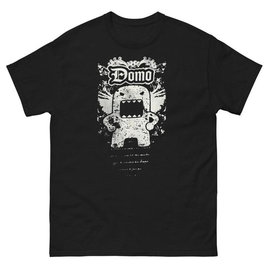 Mens domo t shirt grunge scene emo hot topic Cyber y2k skull Affliction Style
