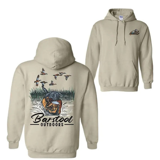 Menswear Barstool Outdoors Duck Hunt Ii Hoodie drg, For Men And Women drg, Menswear Barstool Outdoors Duck Hunt Ii Sweatshir. Classic Cotton Collar Embroidered
