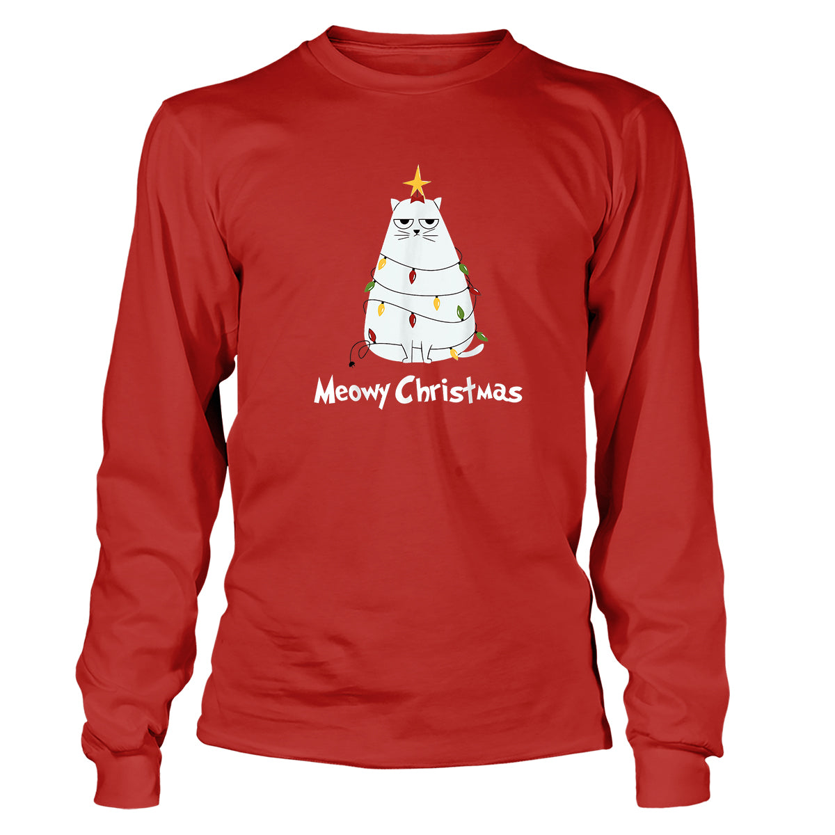 Meow Christmas Long Sleeve