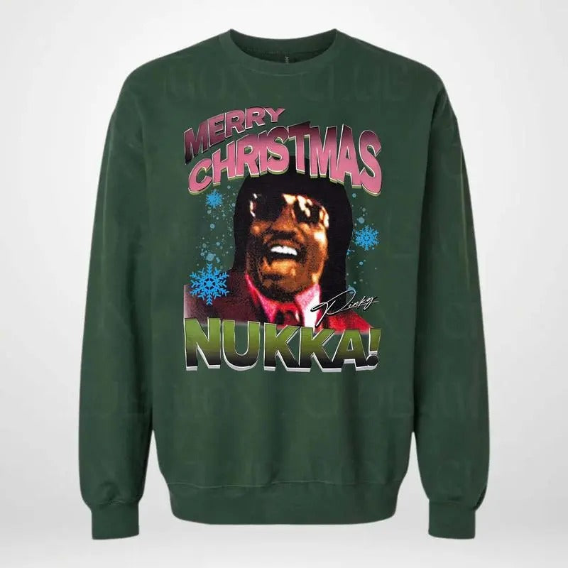 Merry Christmas Nyukka Shirt, Merry Christmas Nyukka Sweatshirt, Ugly Xmas Sweater, Nugga Christmas CrewNeck, Pinky From...