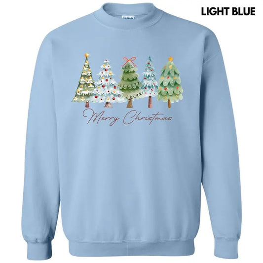Merry Christmas Trees Sweatshirt 'NLB' T-Shirts, Hoodie | InkThreadWorks.com