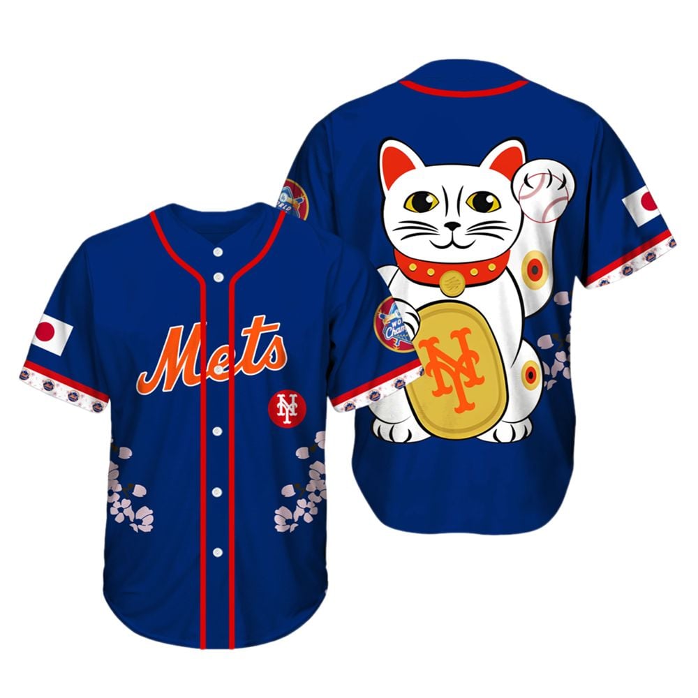 Mets Japanese Heritage Night 2025 Baseball Jersey - Grishko.com