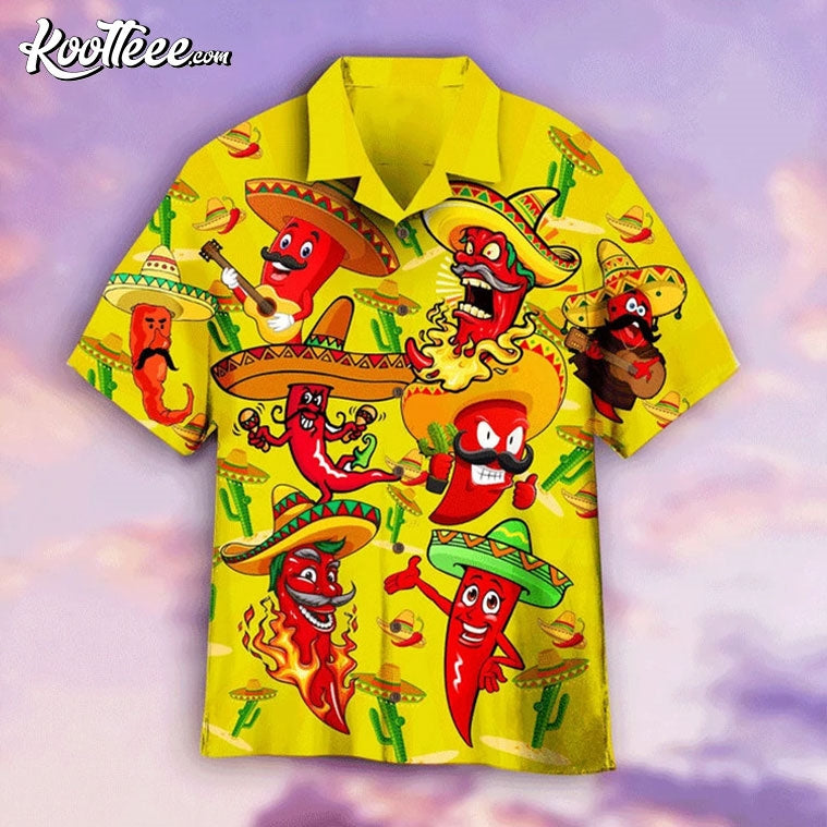 Mexican Chili Cinco De Mayo Aloha Hawaiian Shirt