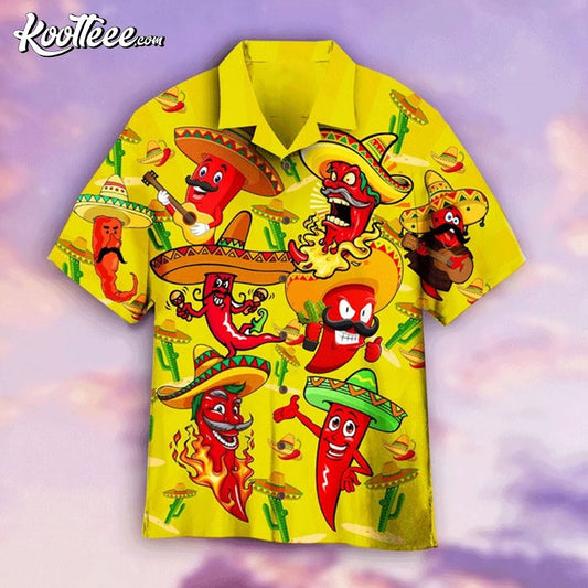 Mexican Chili Cinco De Mayo Aloha Hawaiian Shirt