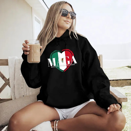 Mexicans Aint Going Anywhere MAGA Shirt Hoodie, Sweatshirt | InkThreadWorks.com