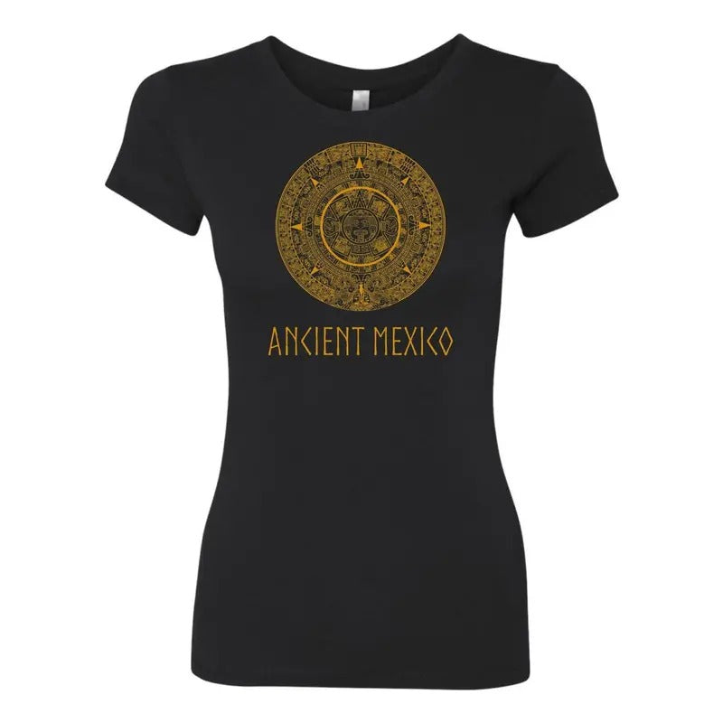 Mexico Calendario Azteca - Aztec Calendar Women's T-Shirt Casual Comfort Hoodie, Sweatshirt | InkThreadWorks.com