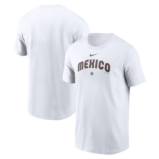 Mexico Baseball White 2026 World Baseball Classic Wordmark T-Shirt