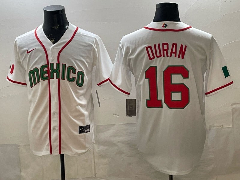 Mexico Baseball #16 Jarren Duran Green 2026 World Baseball Classic Home 26 World Cup