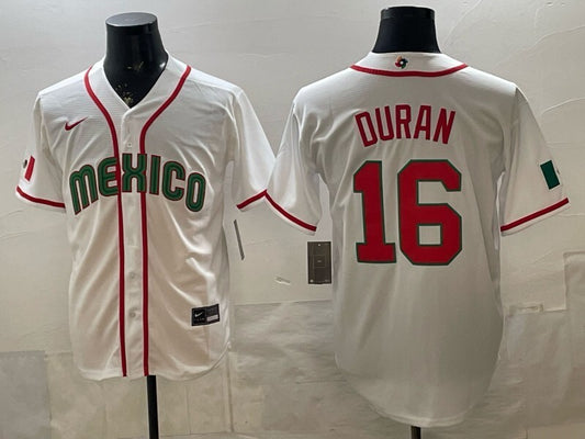 Mexico Baseball #16 Jarren Duran Green 2026 World Baseball Classic Home 26 World Cup