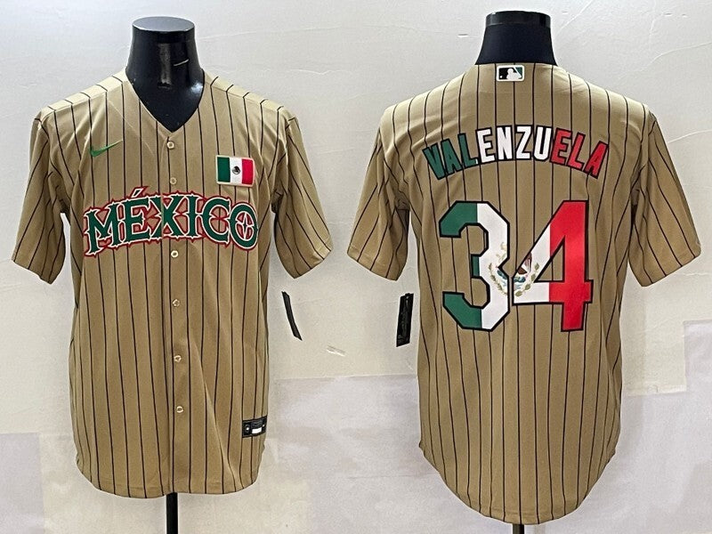 Mexico #34 Fernando Valenzuela Collaboration Style 3