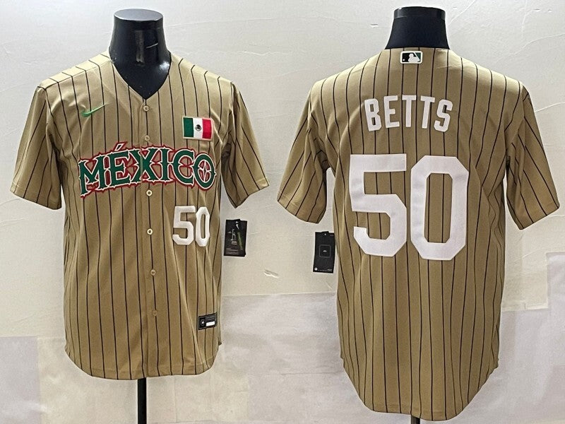 Mexico #50 Mookie Betts Collaboration Style 1