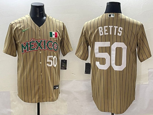 Mexico #50 Mookie Betts Collaboration Style 1