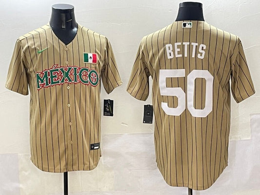 Mexico #50 Mookie Betts Collaboration Style 2