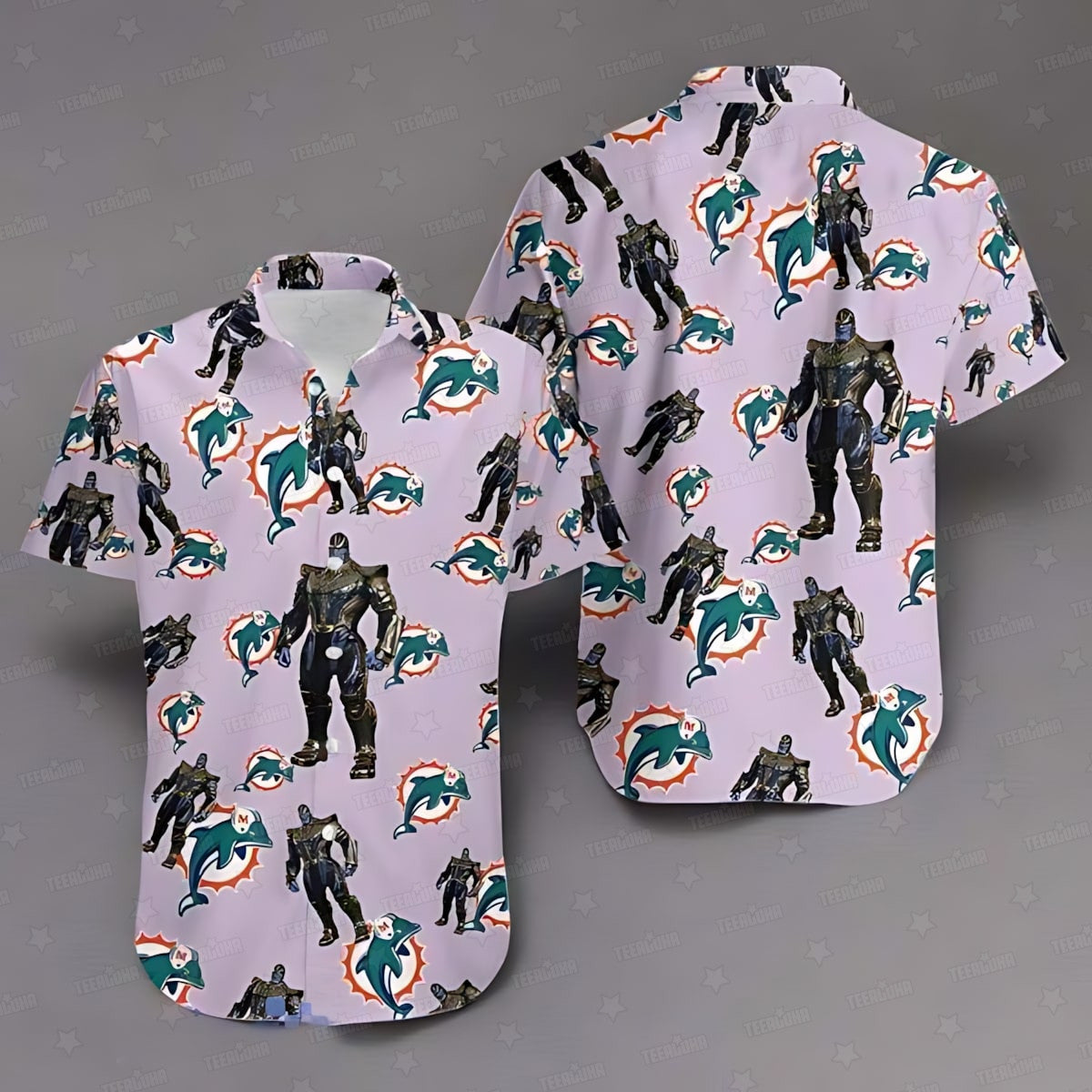 Miami Dolphins Thanos Avengers Hawaiian Shirt 724314