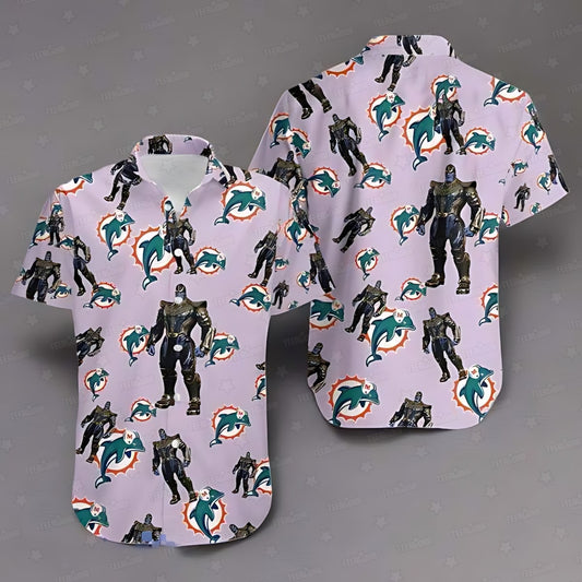 Miami Dolphins Thanos Avengers Hawaiian Shirt 724314