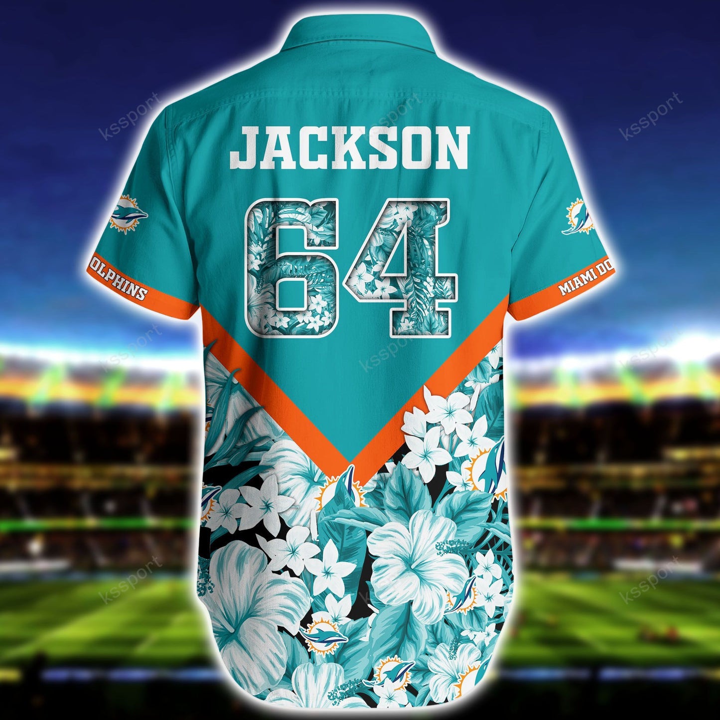 Miami Dolphins Hawaiian Shirt Floral Design Victory 728440