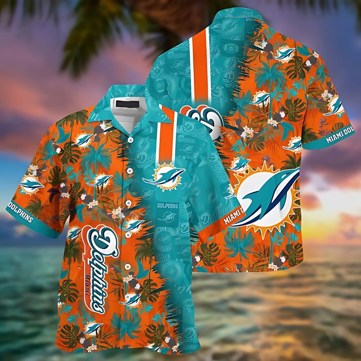 Miami Dolphins Hawaiian Shirt Island Spirit Design by
