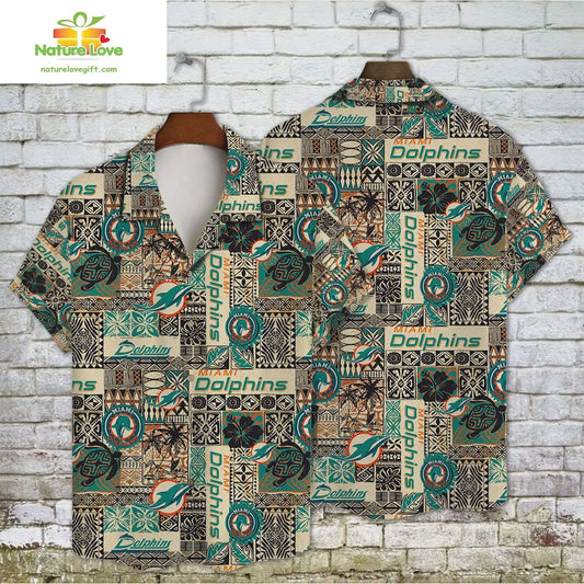 Miami Dolphins Hawaiian Shirt Vintage Stylish Fan Gear
