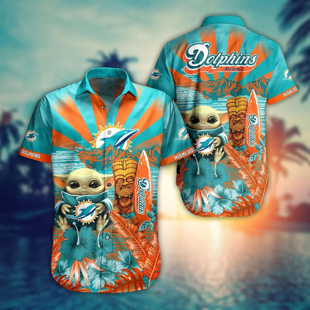 Miami Dolphins Hawaiian Shirt Paradise Breeze 998910