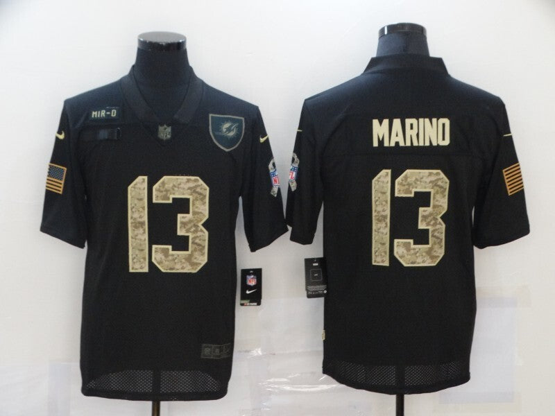 Miami Dolphins #13 Dan Marino 20 Salute 616