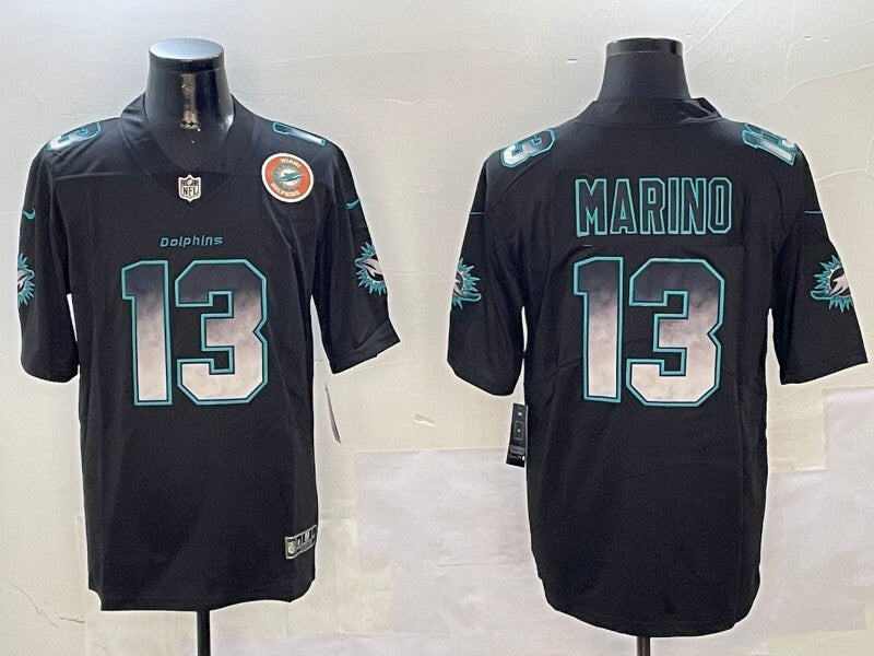Miami Dolphins #13 Dan Marino Dolphins Adult Style 3