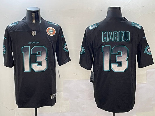 Miami Dolphins #13 Dan Marino Dolphins Adult Style 3