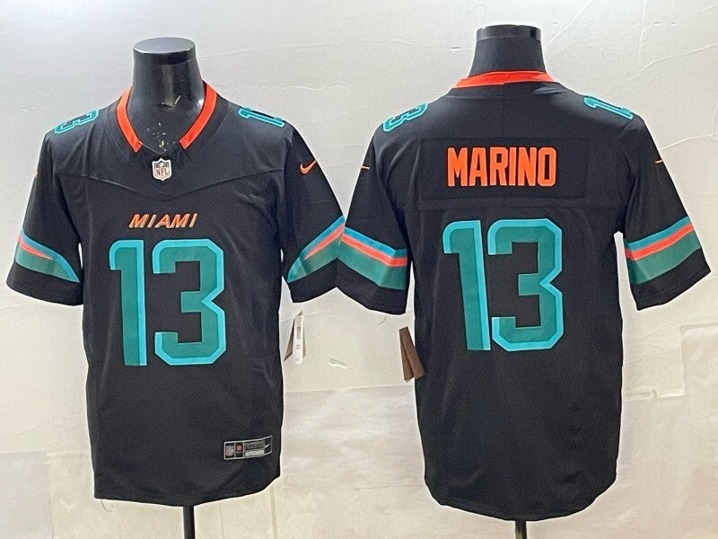 Miami Dolphins #13 Dan Marino Dolphins Retro 5 Edition