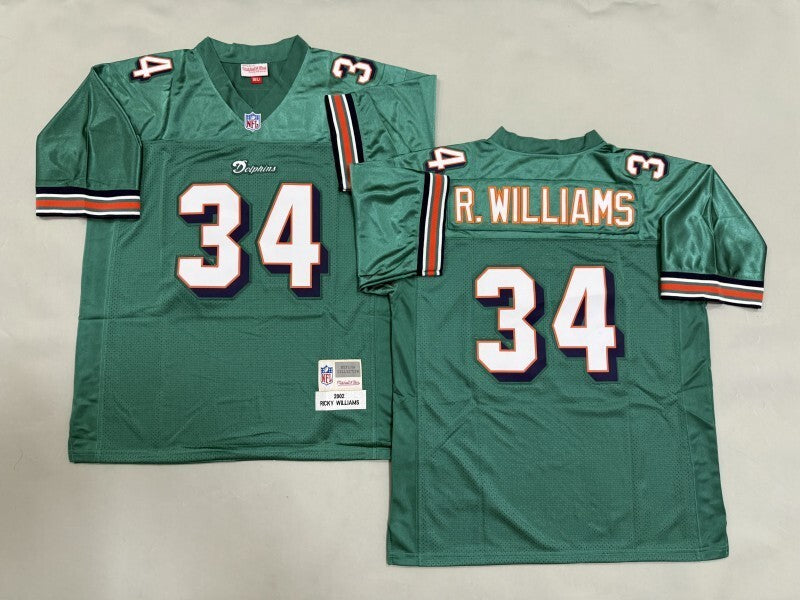 Miami Dolphins #34 Williams Miami Dolphins Style 1