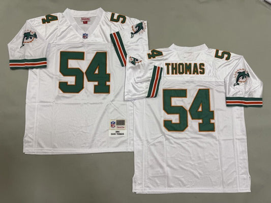 Miami Dolphins #54 Zach Thomas Miami Dolphins Style 3
