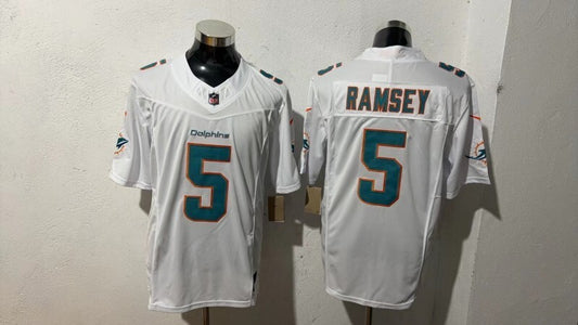 Miami Dolphins #5 Jalen Ramsey Style 2