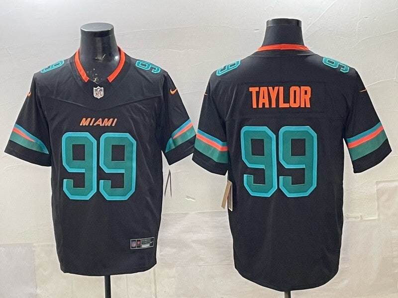 Miami Dolphins #99 Jason Taylor Dolphins Retro 5 Edition
