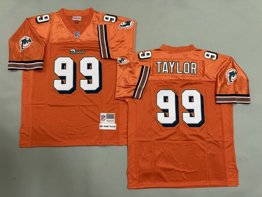 Miami Dolphins #99 Jason Taylor Miami Dolphins Style 2
