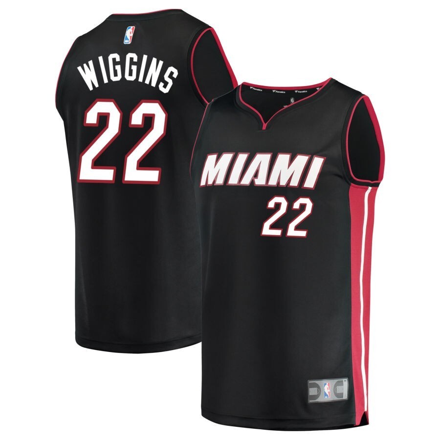 Miami Heat #22 Andrew Wiggins Black - Icon Edition