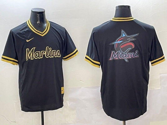 Miami Marlins Marlins Black Gold Adult Style 1